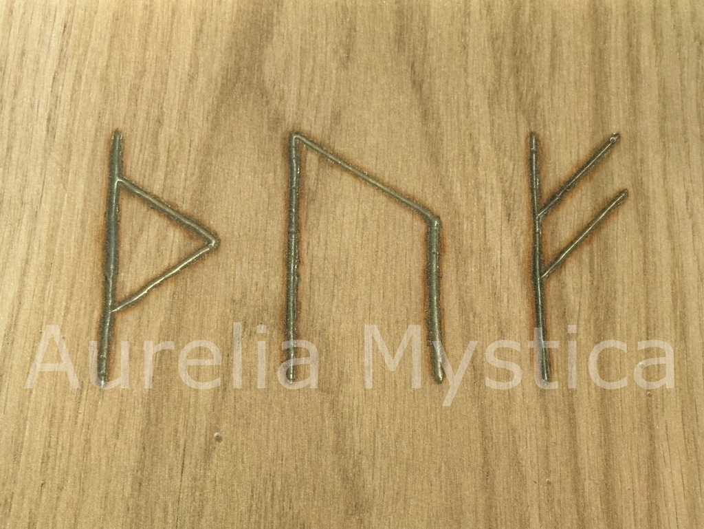 Home Runic Plaque