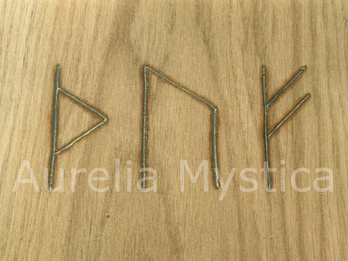Home Runic Plaque