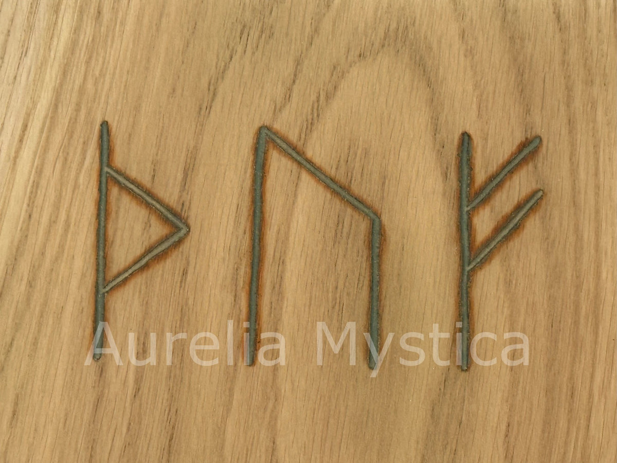 Home Runic Plaque